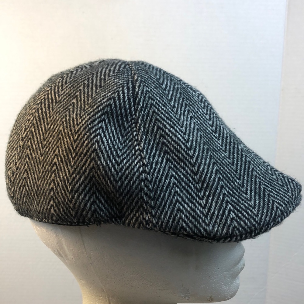 D&Y Newsboy Herringbone Tweed Cap